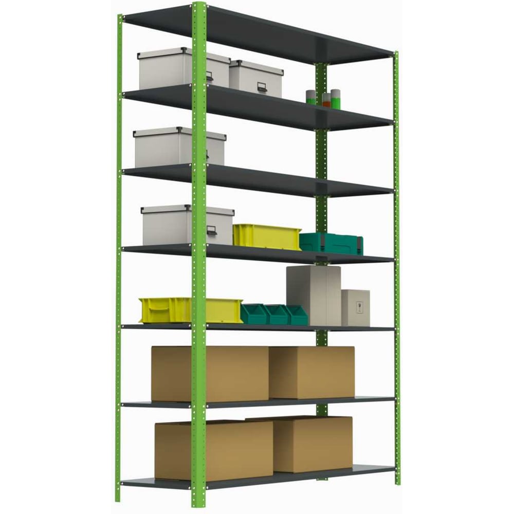 Изображение товара Стеллаж ООО Металекс Metalex AIR 2200x1600x300 мм 7 полок для хранения
