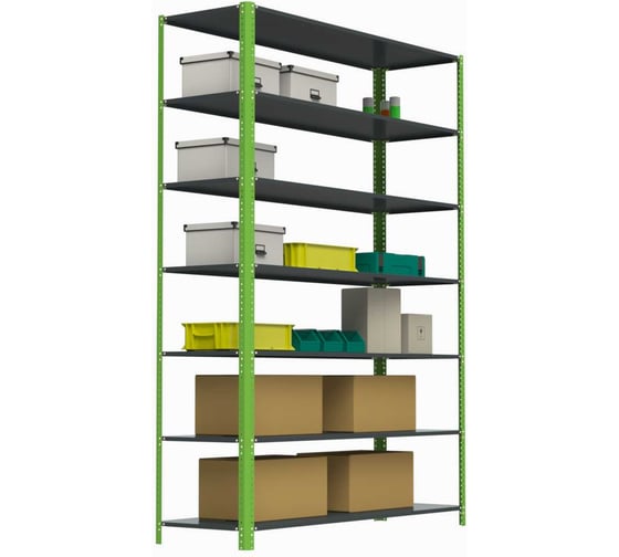 Изображение товара Стеллаж ООО Металекс Metalex AIR 2200x1600x300 мм, 7 полок SMAVII221630