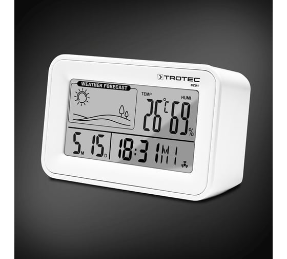 Изображение товара Цифровой будильник с метеостанцией TROTEC BZ01 3510205000