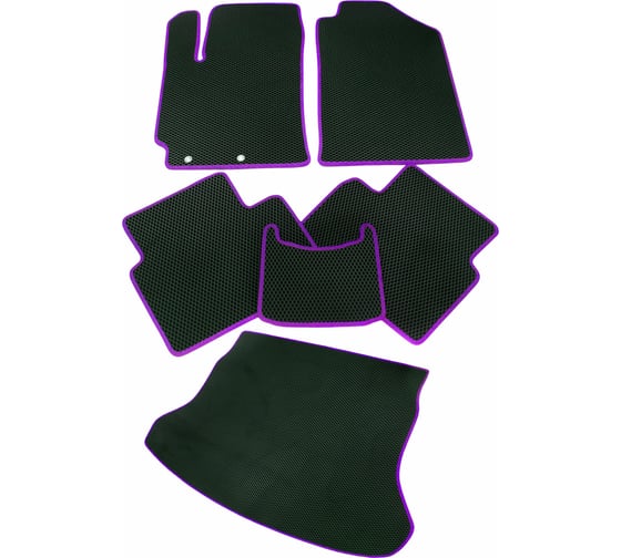 Изображение товара Коврики ViceCar ЕВА в салон и багажник для Chevrolet Lacetti 2004-2013 Унивесал SB7004RX_фио