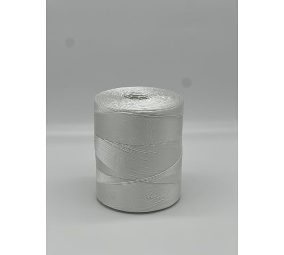 Изображение товара Капроновая нить для вязания сетей truEnergy полиамидная, 187 текс х1х2, белая, бобина 800 г 12119