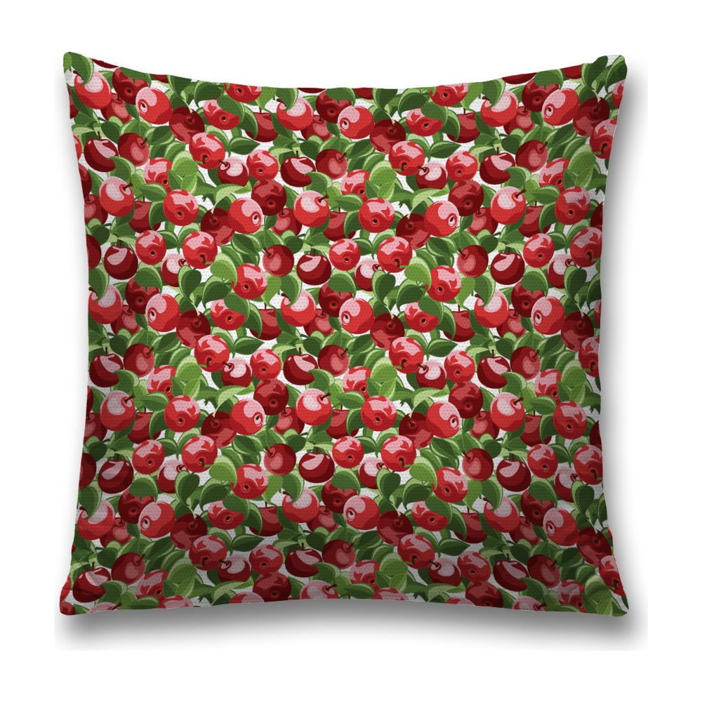 Изображение товара Декоративная наволочка JoyArty sl_50770 красного и зеленого цвета