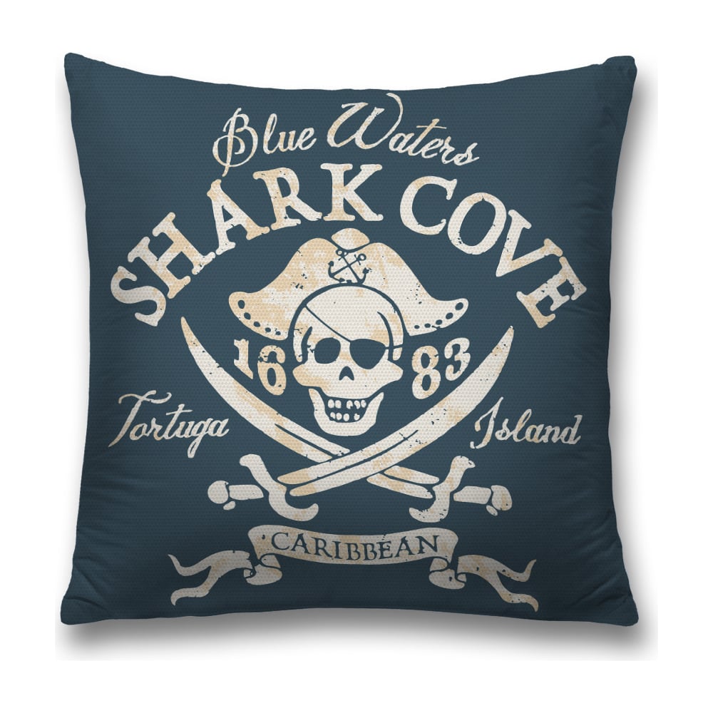 Изображение товара Декоративная наволочка JoyArty sl_38230 светло-серая и белая 45х45 см