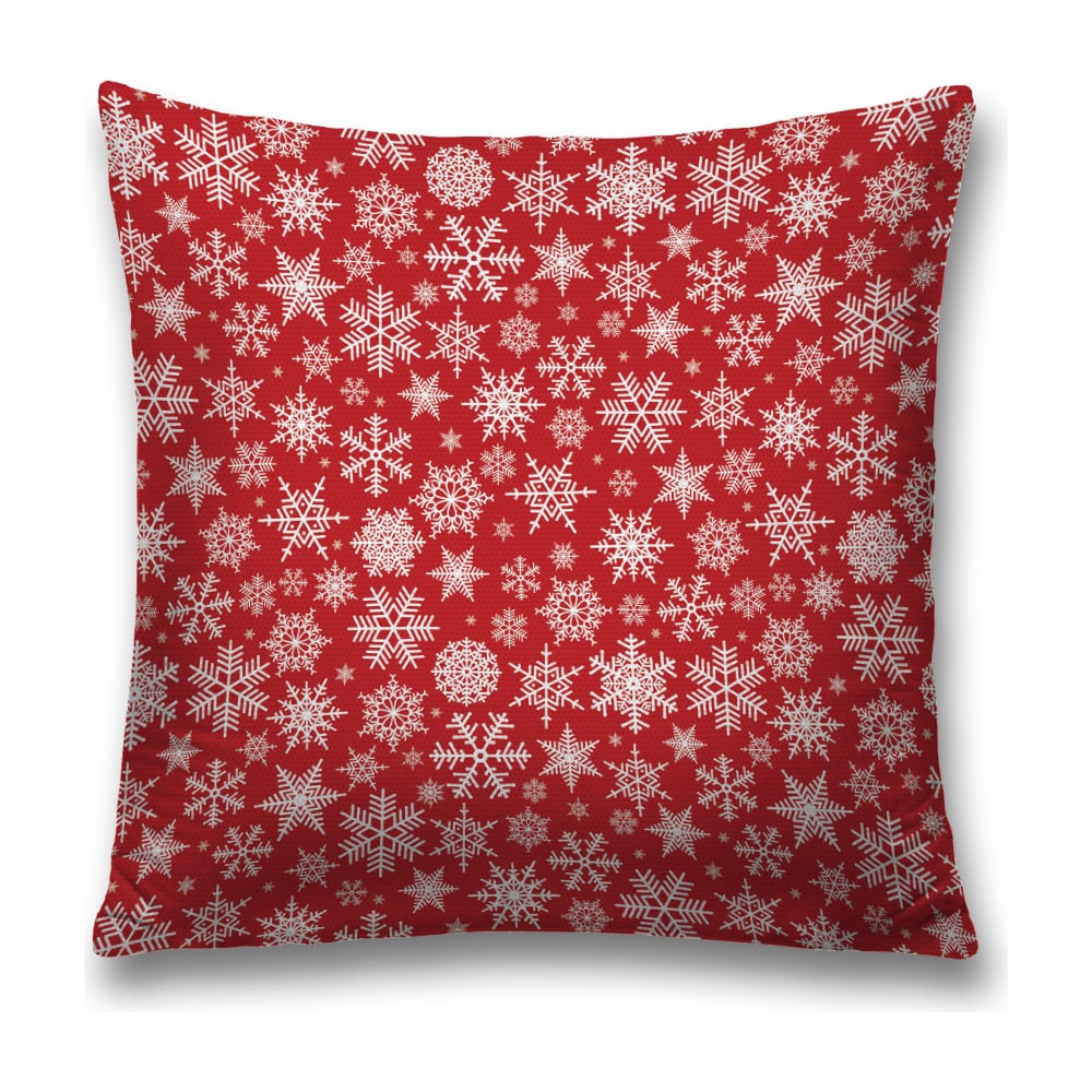 Изображение товара Декоративная наволочка JoyArty sl_52801 красная и белая 45x45 см