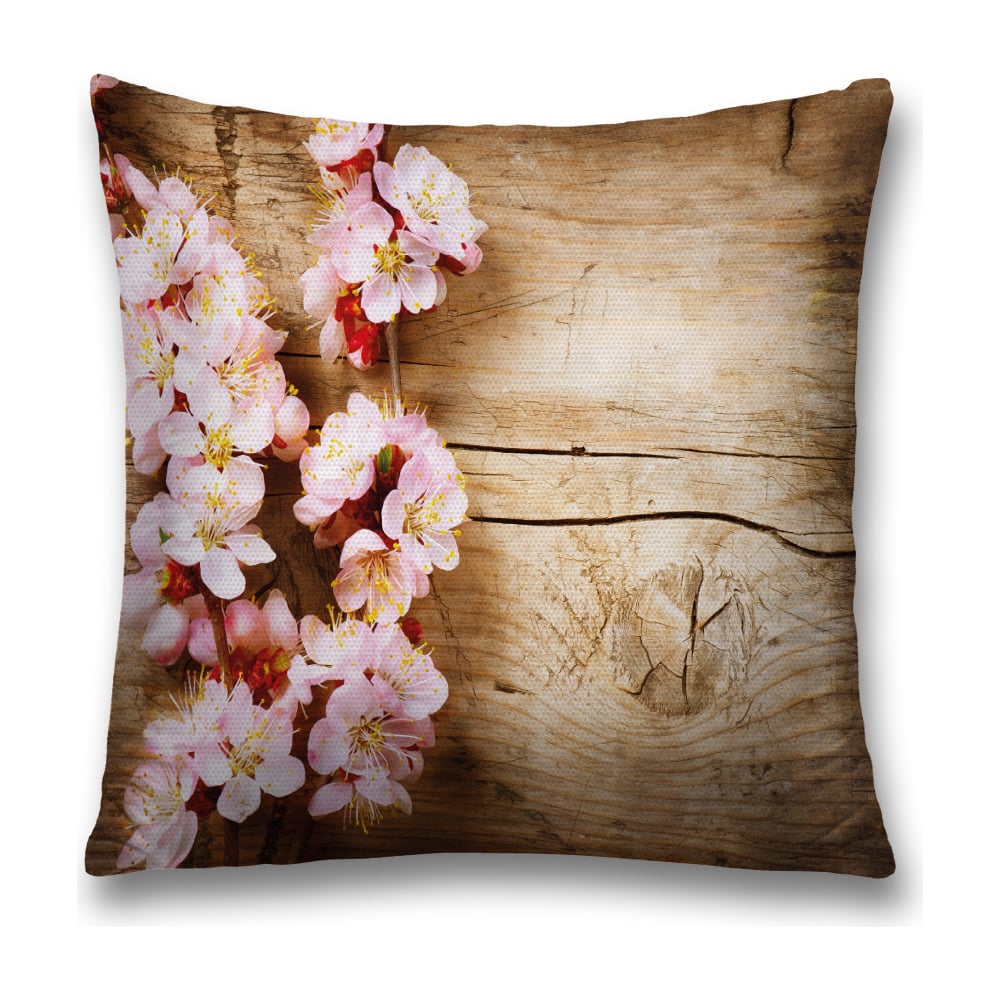 Изображение товара Декоративная наволочка JoyArty sl_27470 45х45 см коричневая и розовая