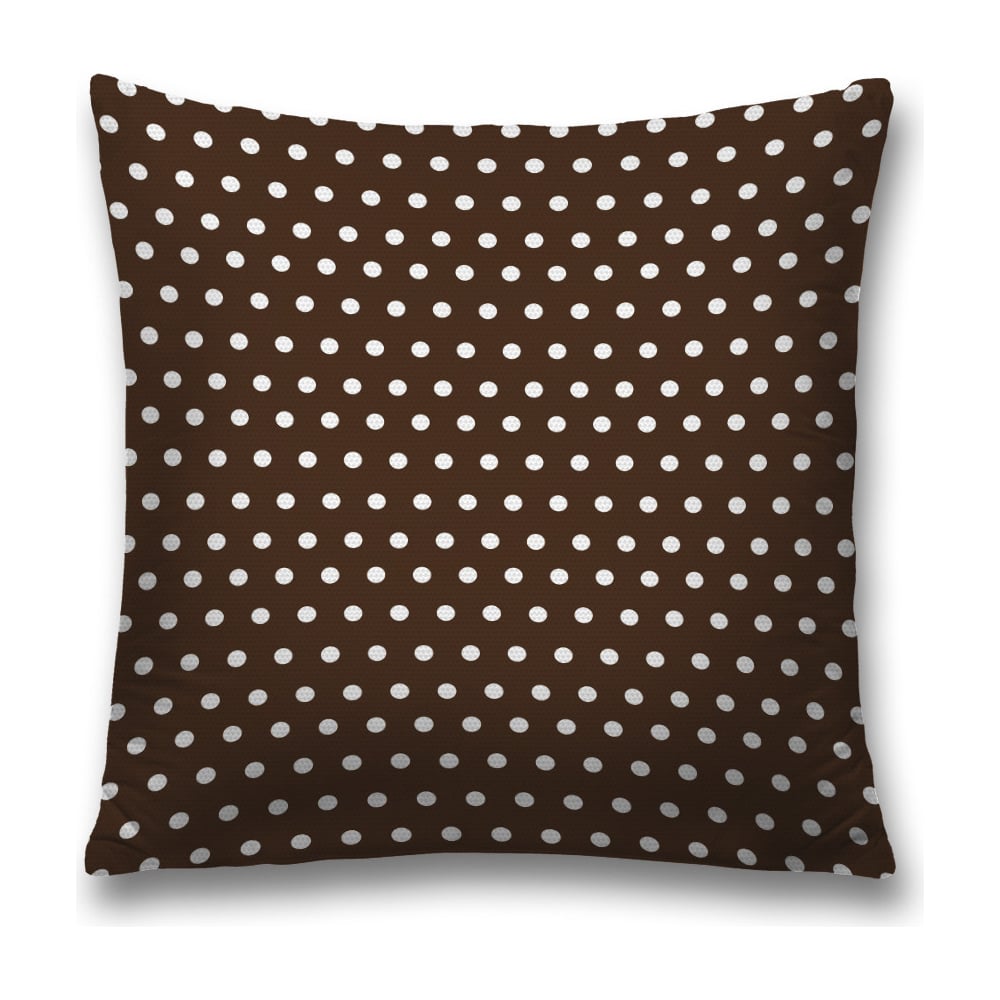 Изображение товара Декоративная наволочка JoyArty sl_28723 коричневая и белая