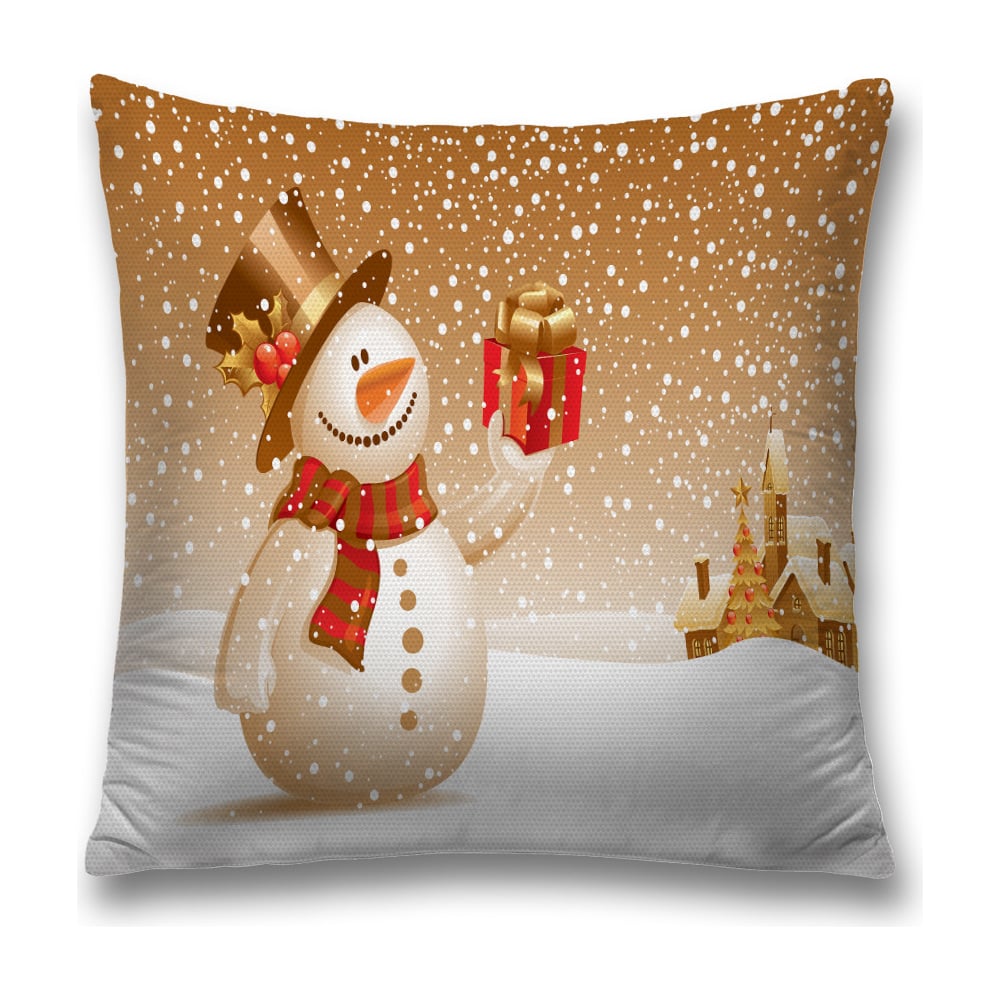 Изображение товара Декоративная наволочка JoyArty 45х45 яркая с молнией полиэстер