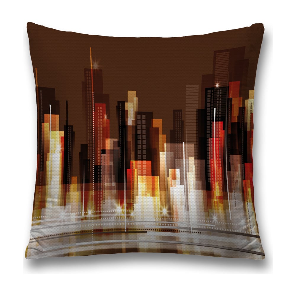 Изображение товара Декоративная наволочка JoyArty 45х45 яркие цвета полиэстер молния