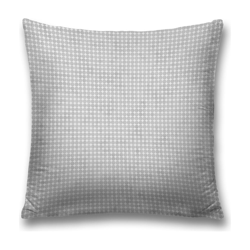 Изображение товара Декоративная наволочка JoyArty 45х45 см Белая Серый Темно-серый