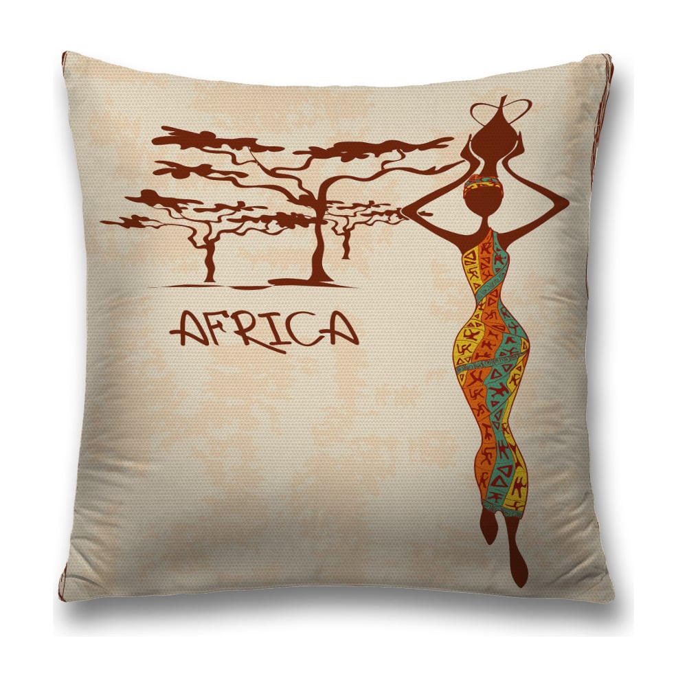 Изображение товара Декоративная наволочка JoyArty 45x45 см из полиэстера с молнией для украшения интерьера