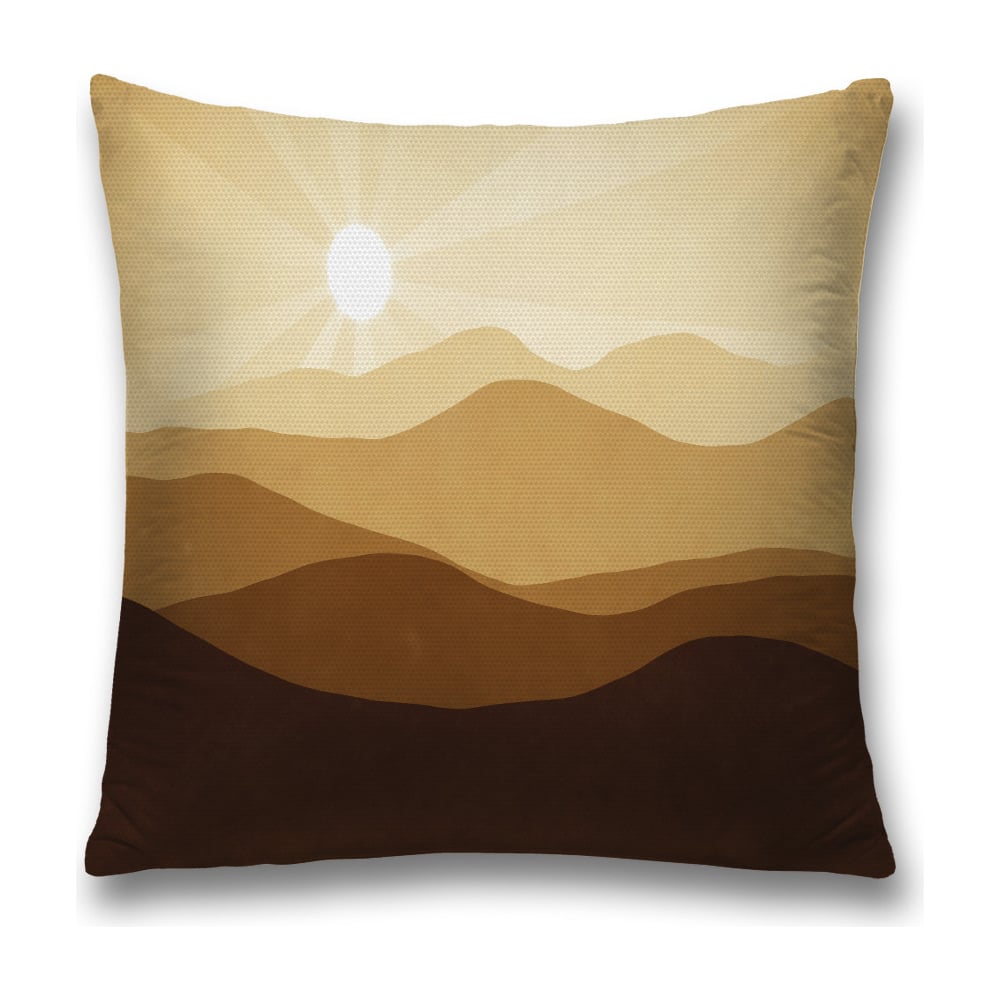 Изображение товара Декоративная наволочка JoyArty 45x45 см полиэстер коричневая