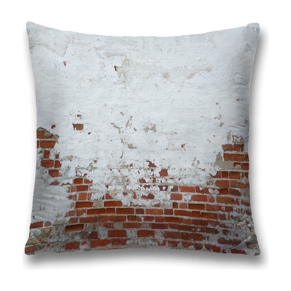 Изображение товара Декоративная наволочка JoyArty sl_21250 коричневая бордовая с молнией 45х45 см