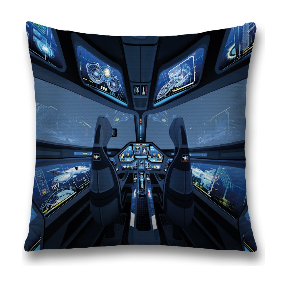 Изображение товара Декоративная наволочка JoyArty 45x45 см с молнией из полиэстера