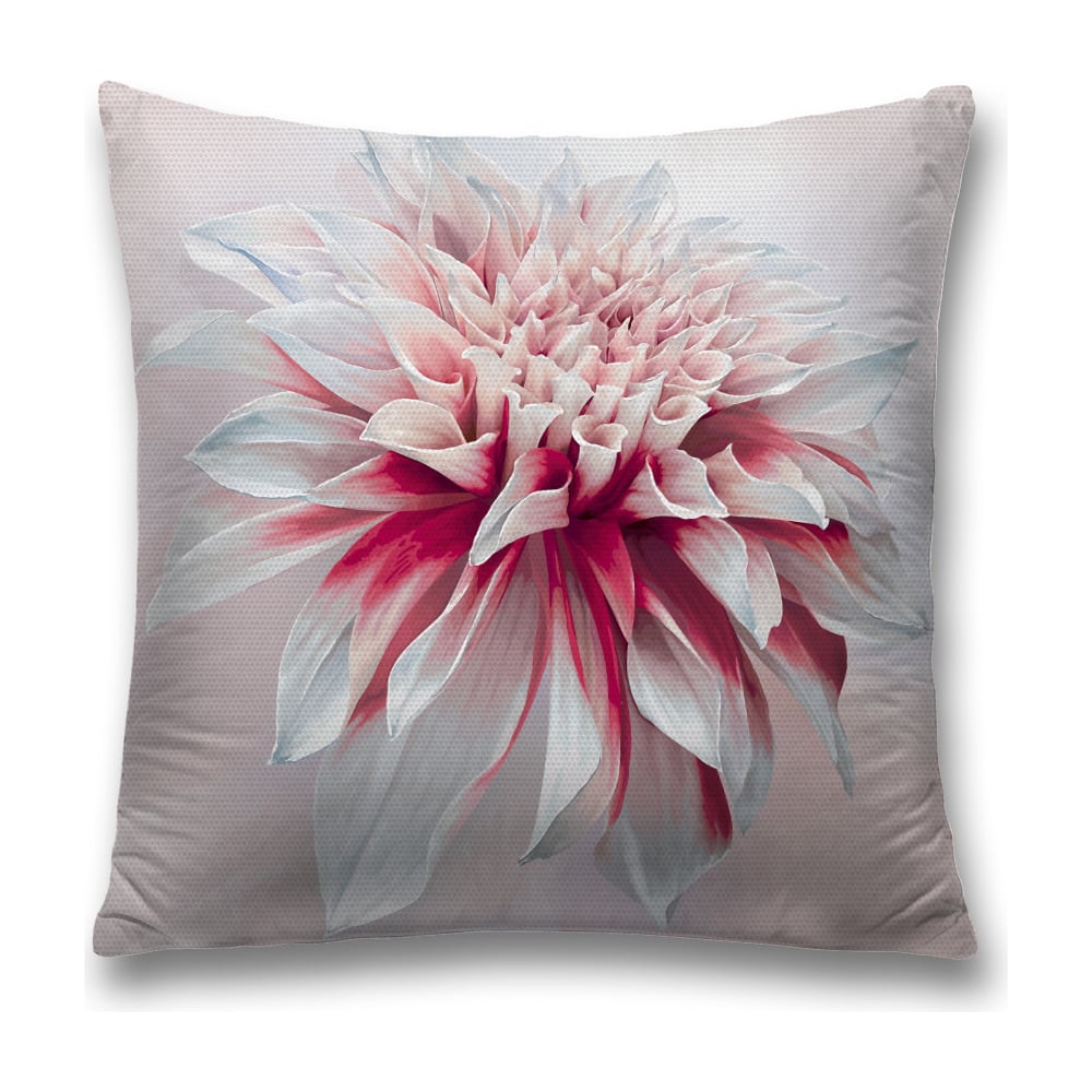 Изображение товара Декоративная наволочка JoyArty 45х45 яркая красно-серая стильная