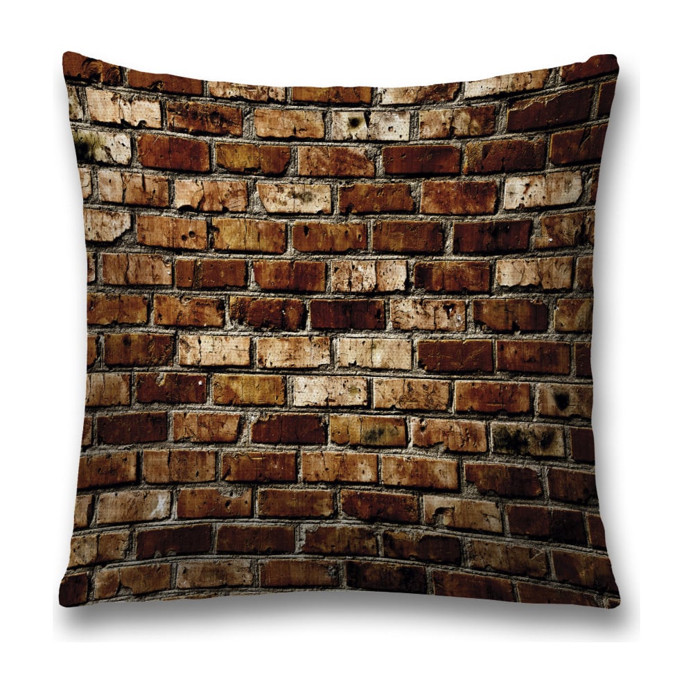 Изображение товара Декоративная наволочка JoyArty sl_36557, 45х45 см, бордовая, коричневая, бежевый