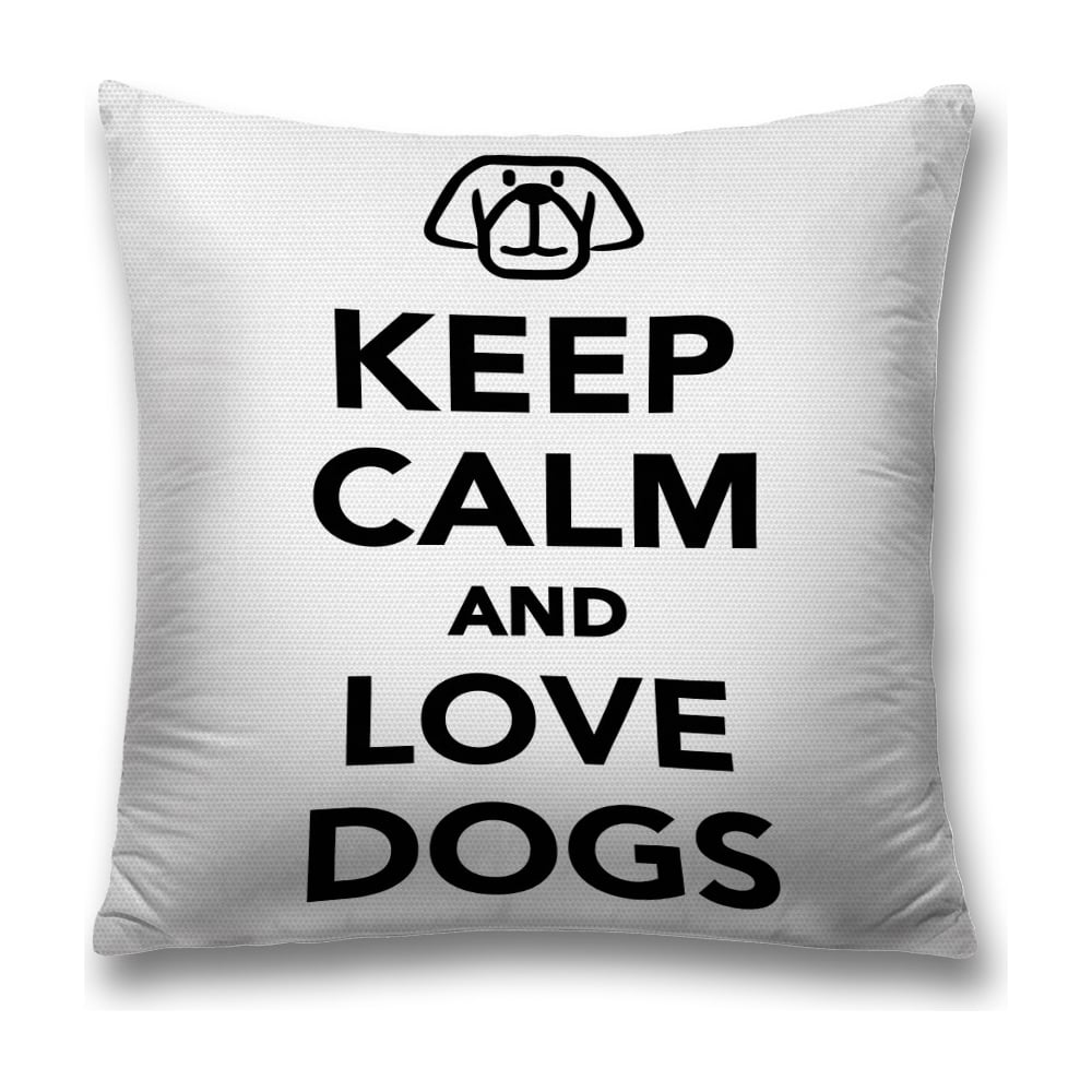 Изображение товара Декоративная наволочка JoyArty 45x45 см полиэстер молния серый черный белый