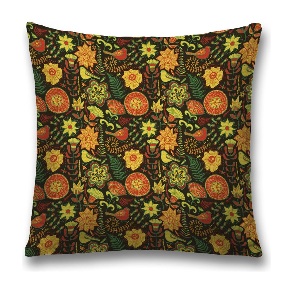 Изображение товара Декоративная наволочка JoyArty sl_59240 45х45 см желтая, оранжевая, зеленая