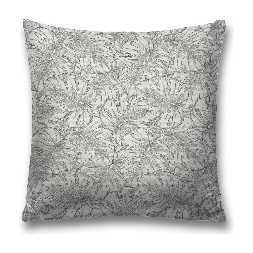 Изображение товара Декоративная наволочка JoyArty 45х45 см серый полиэстер с молнией