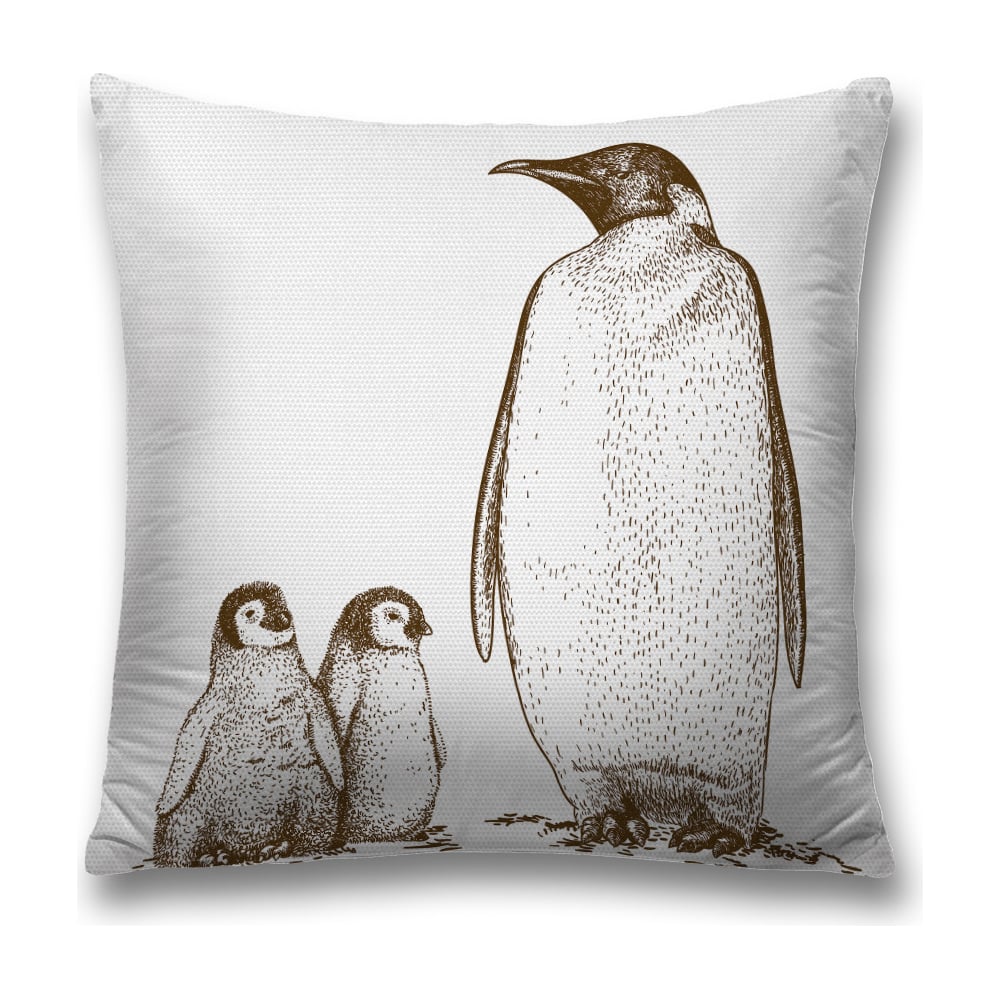 Изображение товара Декоративная наволочка JoyArty 45x45 см серый коричневый полиэстер