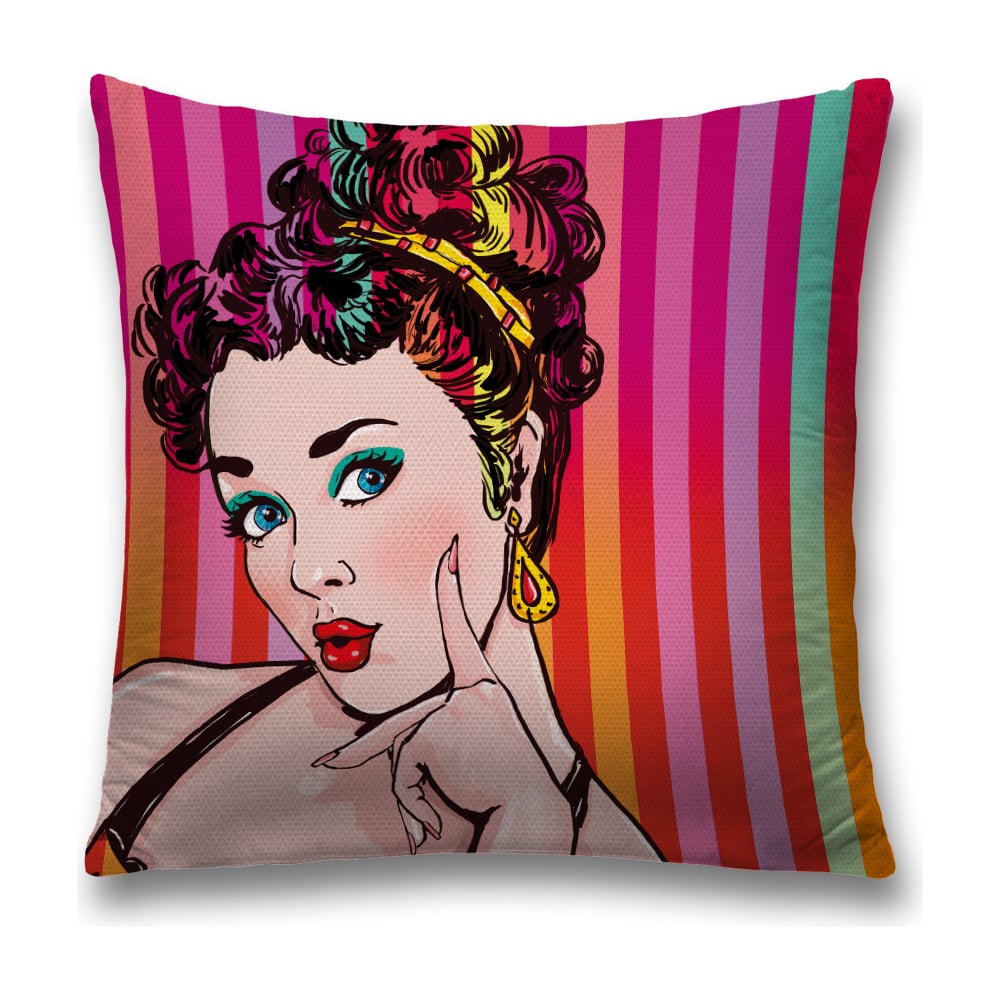 Изображение товара Декоративная наволочка JoyArty 45х45 см полиэстер яркие цвета