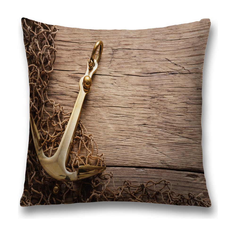 Изображение товара Декоративная наволочка JoyArty sl_4715 из полиэстера 45x45 см коричневая золото