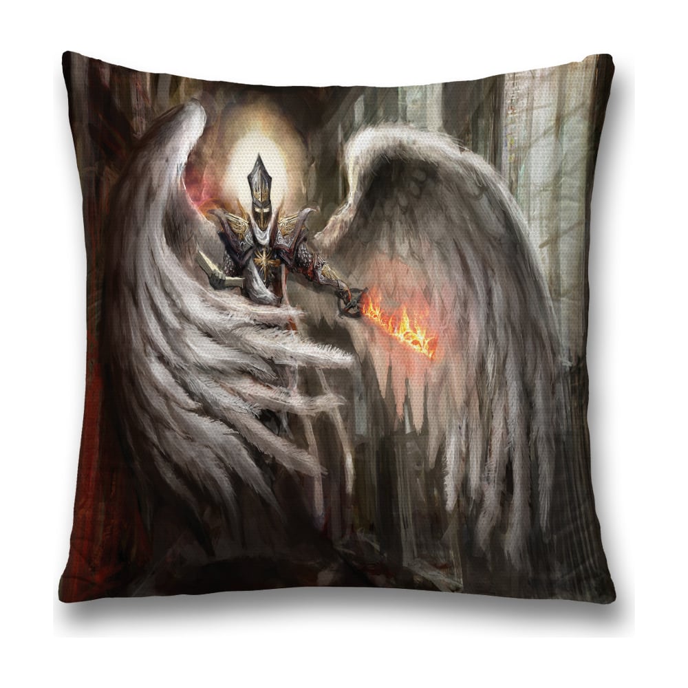 Изображение товара Декоративная наволочка JoyArty 45x45 см полиэстер коричневая и черная