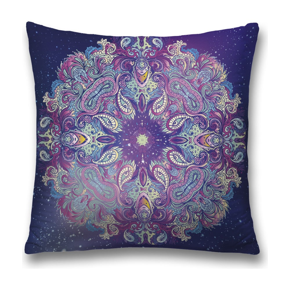 Изображение товара Декоративная наволочка JoyArty sl_33887 45х45 см фиолетовая и розовая