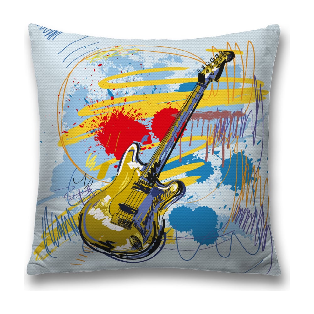 Изображение товара Декоративная наволочка JoyArty 45х45 см с молнией яркая ткань