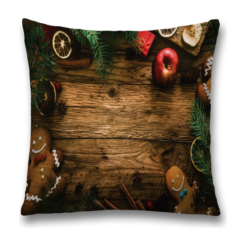 Изображение товара Декоративная наволочка JoyArty 45х45 см с молнией разностцветная