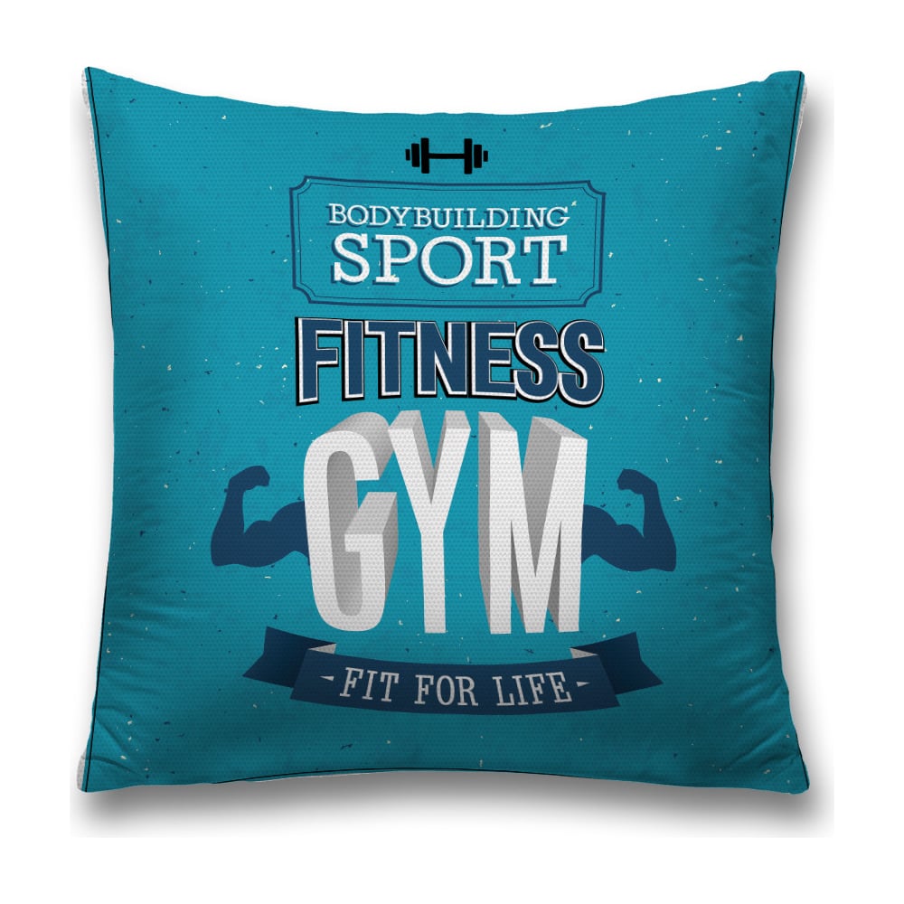 Изображение товара Декоративная наволочка JoyArty sl_36926 45х45 см темно-синий, голубой, серый