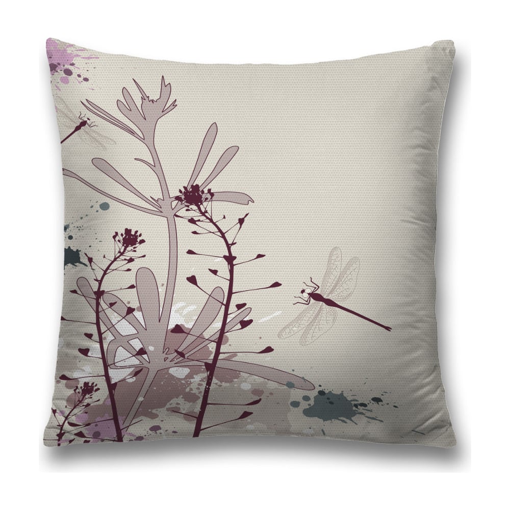 Изображение товара Декоративная наволочка JoyArty 45х45 см полиестер кремовая, с молнией