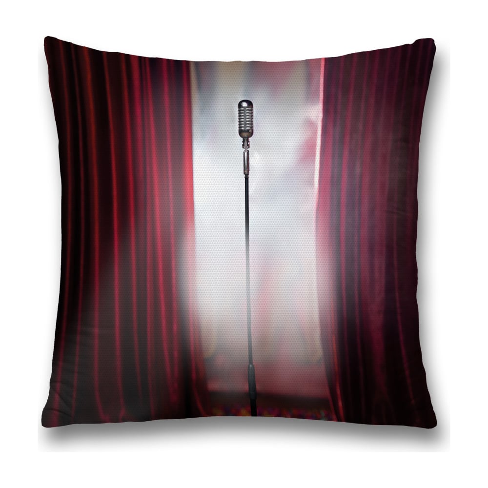 Изображение товара Декоративная наволочка JoyArty 45х45 см полиэстер черная красная с молнией Изображение товара Декоративная наволочка JoyArty 45х45 см полиэстер черная красная с молнией