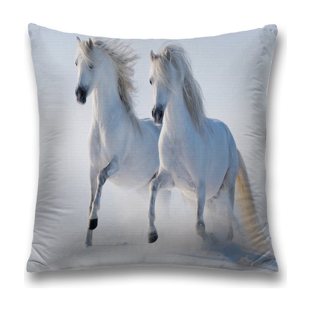 Изображение товара Декоративная наволочка JoyArty 45х45 см из полиэстера голубая, с молнией