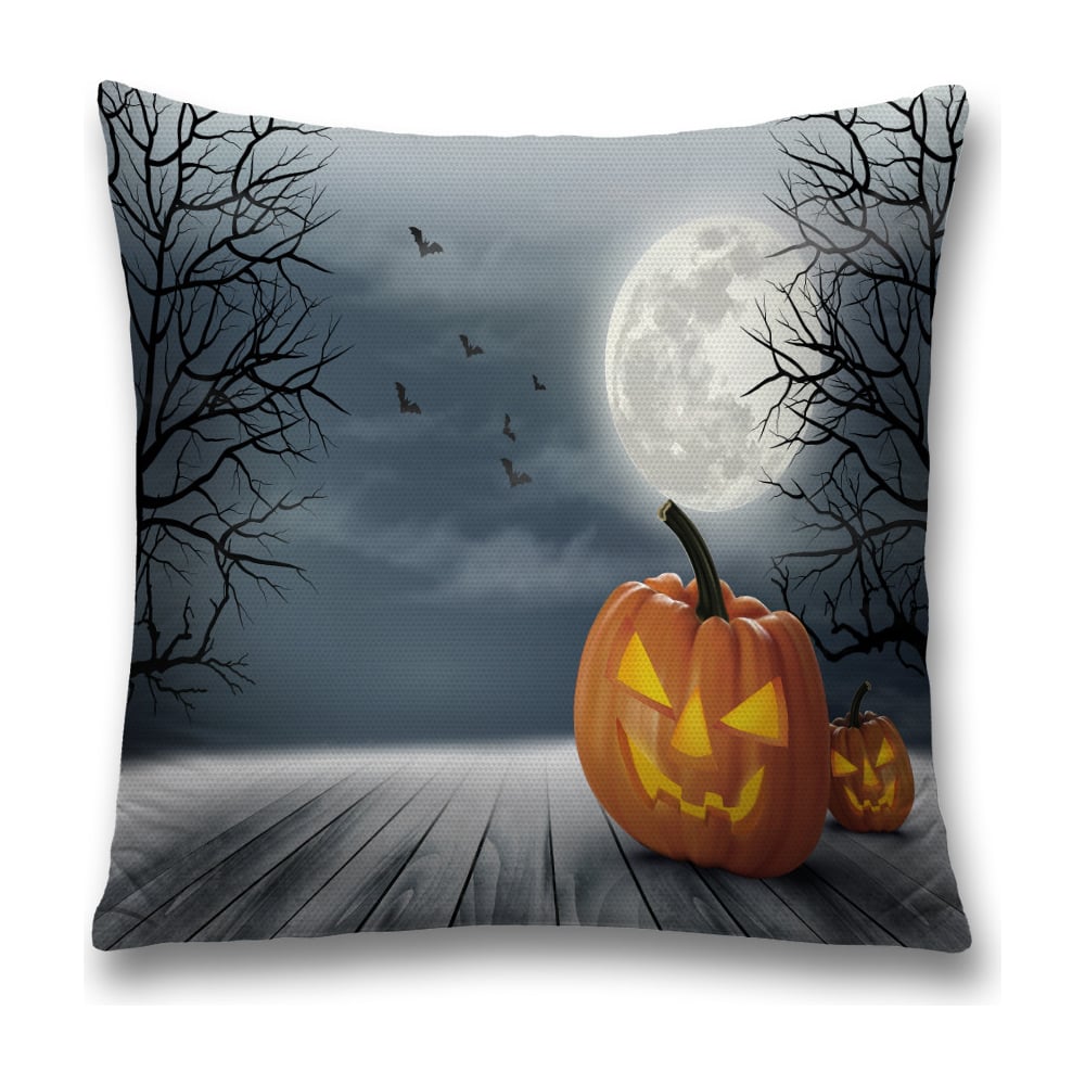 Изображение товара Декоративная наволочка JoyArty 45х45 см с молнией желтая и серого цвета