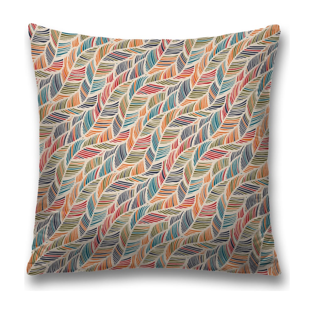 Изображение товара Декоративная наволочка JoyArty 45х45 см желтый синий полиэстер молния