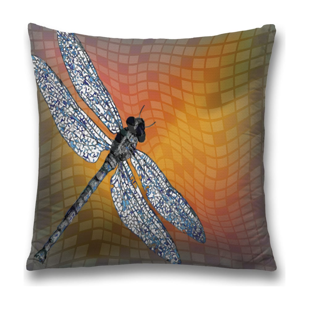 Изображение товара Декоративная наволочка JoyArty 45х45 см яркая ткань с молнией