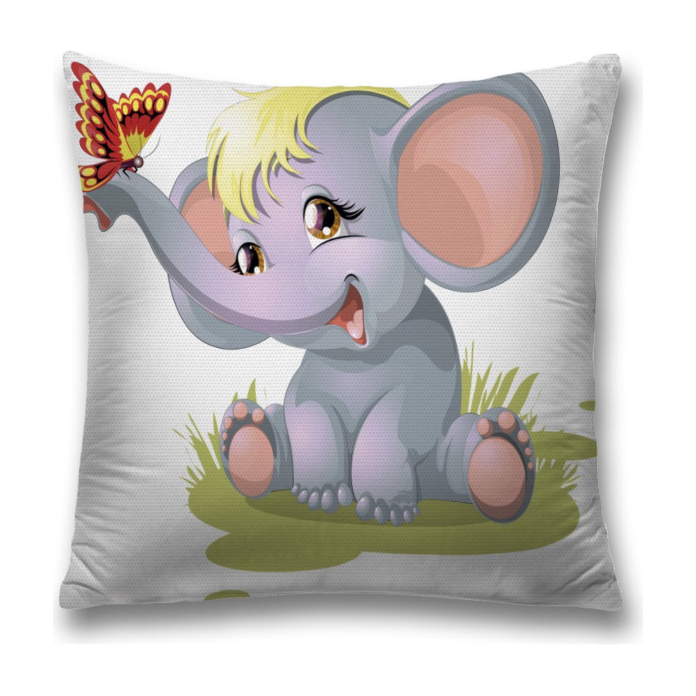 Изображение товара Декоративная наволочка JoyArty SL_36207 45х45 см из полиэстера светло-розовая