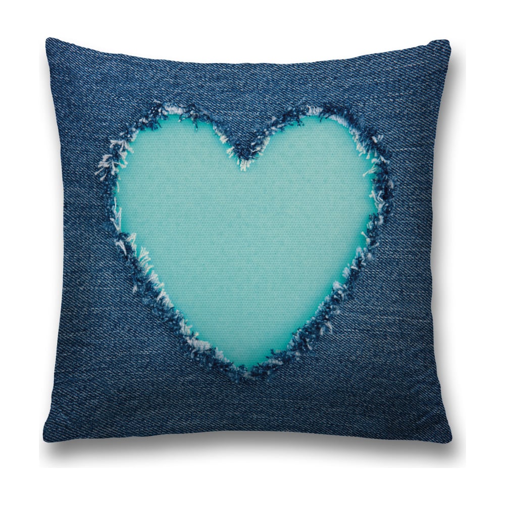 Изображение товара Декоративная наволочка JoyArty 45х45 см голубой синий полиэстер