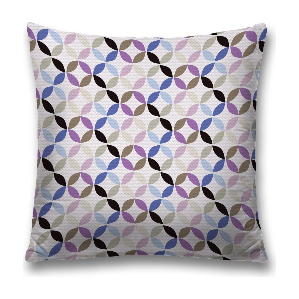 Изображение товара Декоративная наволочка JoyArty 45x45 см полиэстер фиолетовая и розовая