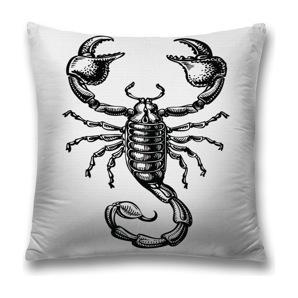 Изображение товара Декоративная наволочка JoyArty sl_60278 45х45 см серый черный белый полиэстер