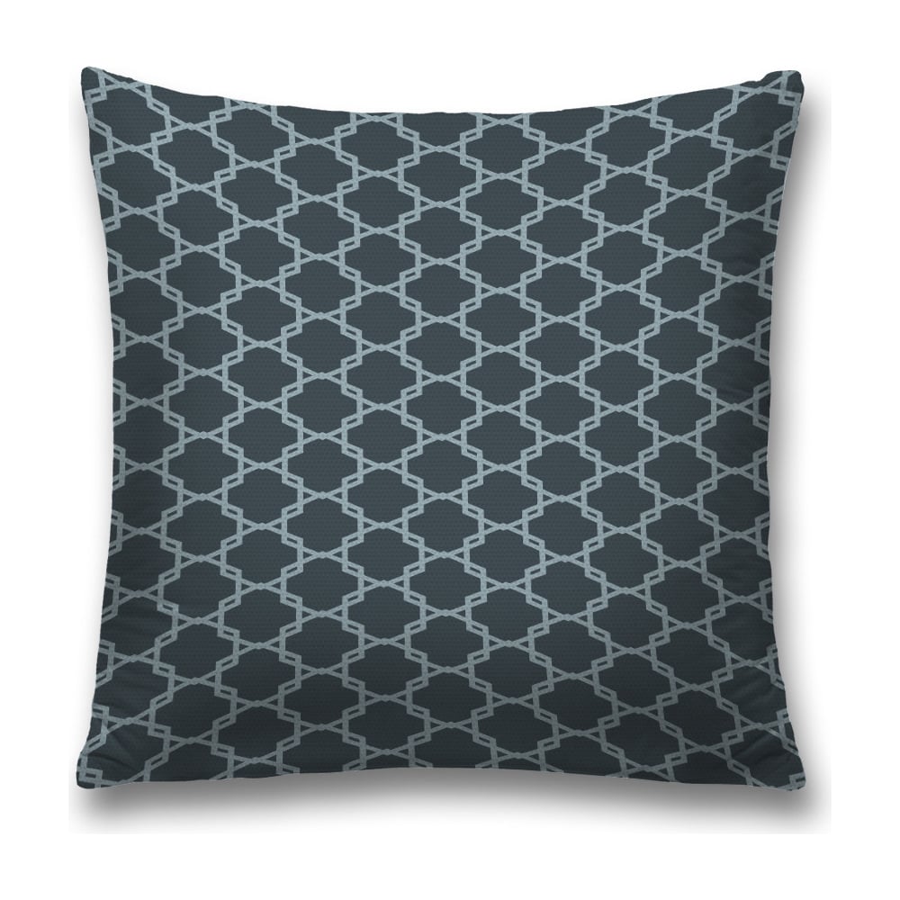 Изображение товара Декоративная наволочка JoyArty 45x45 см черный серый с молнией