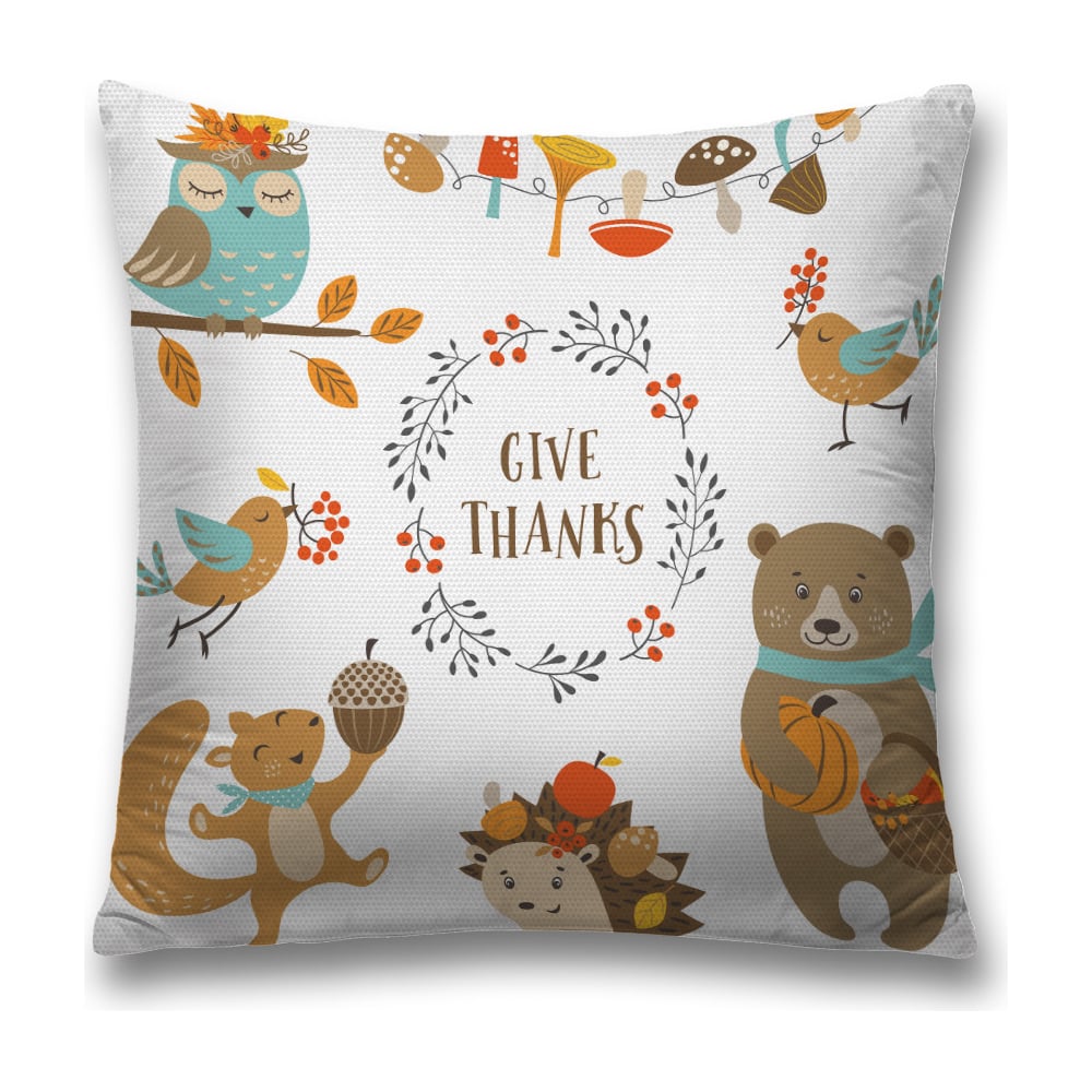 Изображение товара Декоративная наволочка JoyArty 45x45 см с молнией из полиэстера