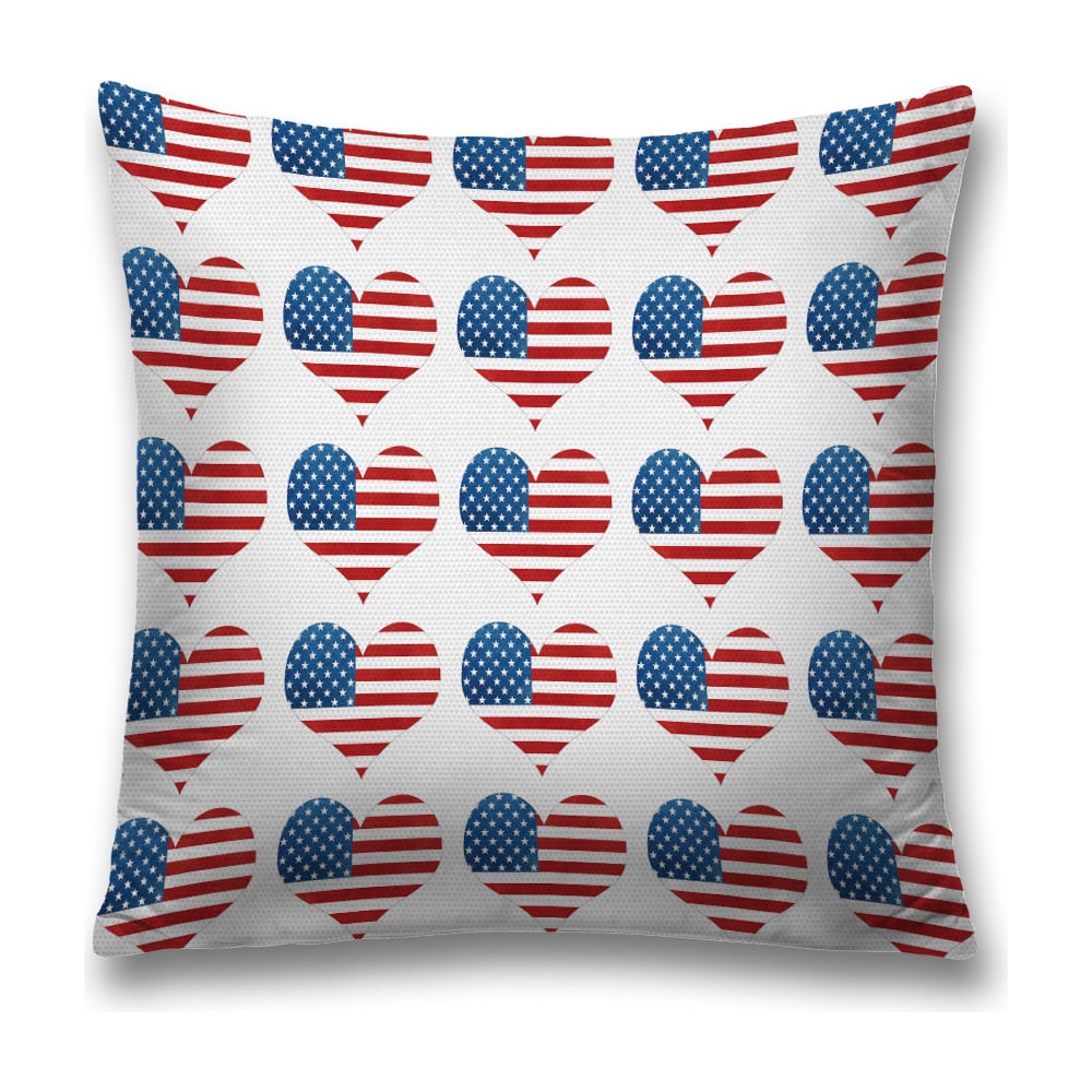 Изображение товара Декоративная наволочка JoyArty sl_20694 синий и красный 45х45 см