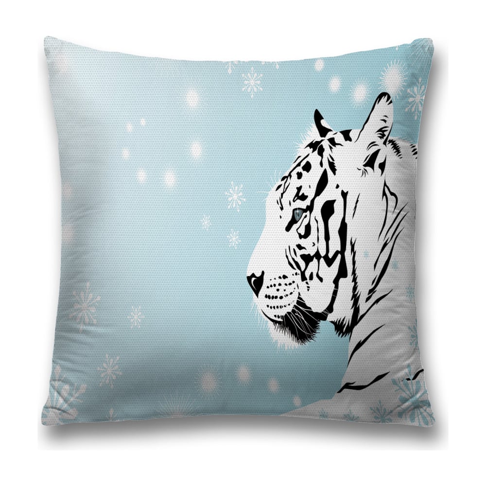 Изображение товара Декоративная наволочка JoyArty sl_38673 голубая, черная, белая