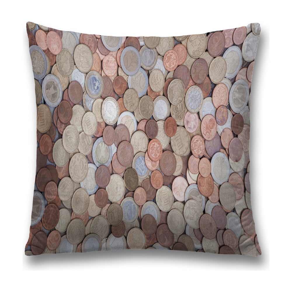 Изображение товара Декоративная наволочка JoyArty sl_54392 45x45 см полиэстер цвета бежевый серый розовый