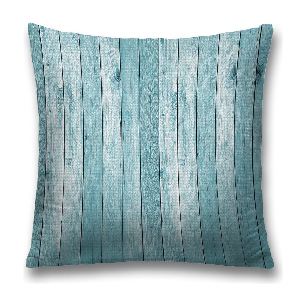 Изображение товара Декоративная наволочка JoyArty sl_33964 45х45 см полиэстер бирюзовая и белая