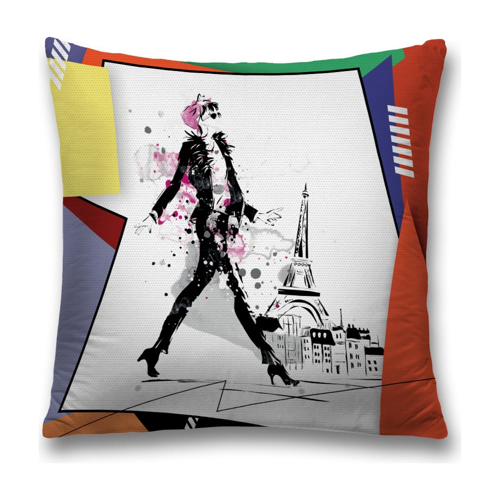 Изображение товара Декоративная наволочка JoyArty 45х45 см из полиэстера с молнией для стильного интерьера