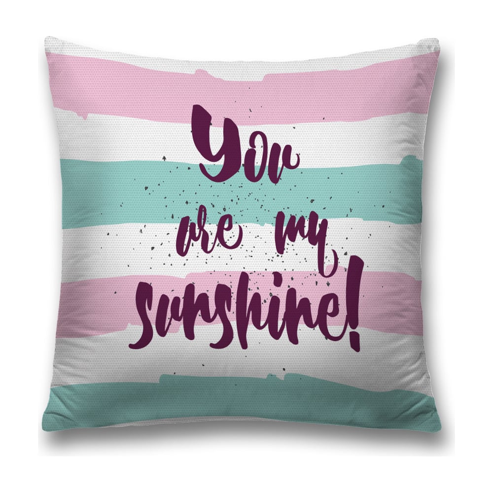 Изображение товара Декоративная наволочка JoyArty sl_19559 45x45 см из полиэстера с молнией цветовыми решетками