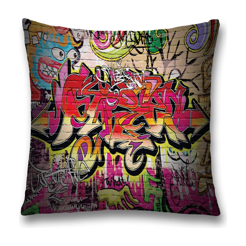 Изображение товара Декоративная наволочка JoyArty 45х45 см из полиэстера, молния, 3 цвета