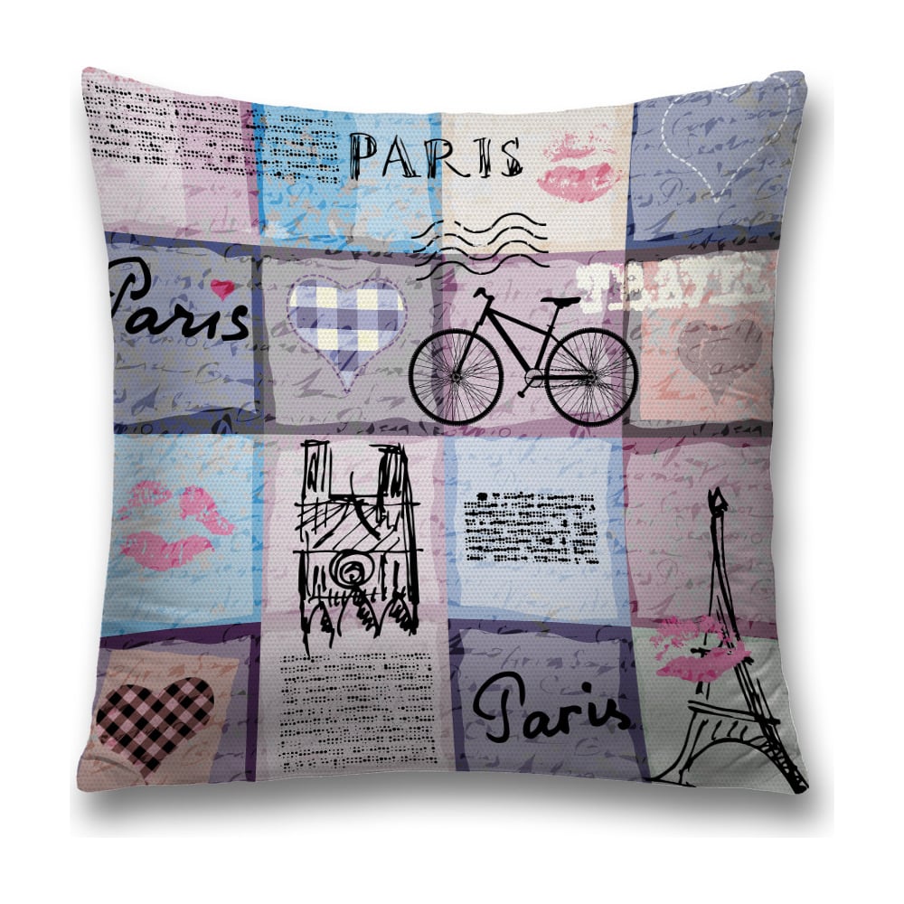 Изображение товара Декоративная наволочка JoyArty 45х45 см с молнией, 3 цвета